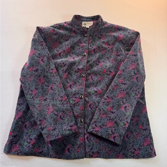 Wai Wah Jackets & Blazers - Vintage Wai Wah Fashion Brocade Jacket – Size 17